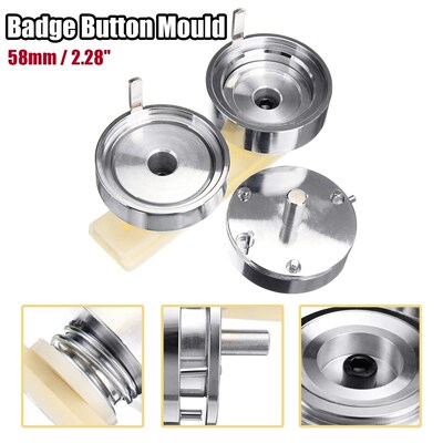 58mm Badge and Button Maker Punch Press Machine Round Die Mo