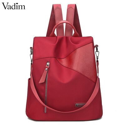 Vadim 2019 Oxford Backpack Women Cute Cats Pendant Bags Lap