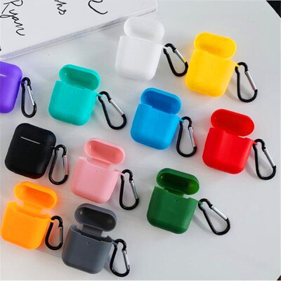 Macaron Color Wireless Earphone Case For Apple AirPods Sili