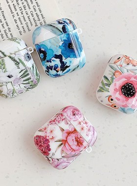 Flowers Cute Earphone Case For AirPods 2 1 Cases Soft IMD L