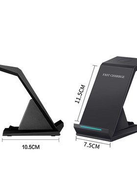 15W Fast Qi Wireless Charger Stand For iPhone 11 XS XR X 8