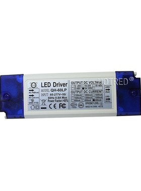 1pcs 10pcs 40W 50W 60W 600mA LED Driver Constant Current 18-