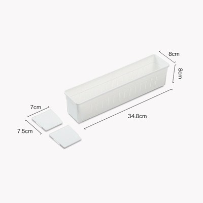 Plastic Desktop Drawer Storage Box with Partitions Simple Ho