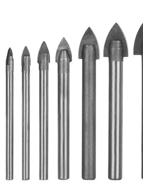 DAYFLI 3-16mm Glass Drill Bit Set Tungsten Carbide Tipped Ce
