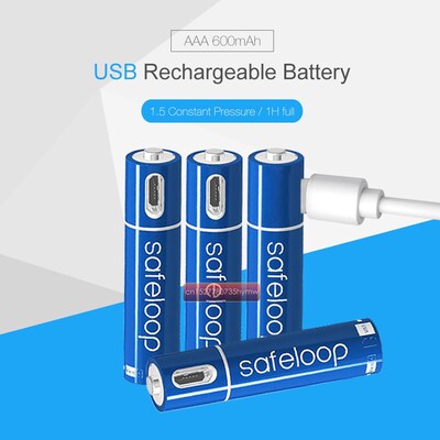 1.5V AAA Rechargeable Battery 600mAh SB Rechargeable Lithium