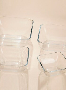 free shipping 1pc glass bowl Microwave oven thick tempered g