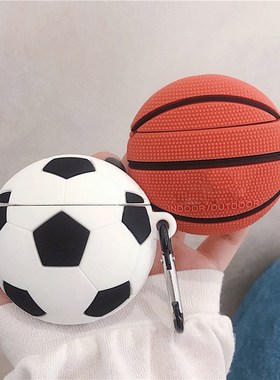 For AirPods Pro Case Basketball Soccer Football Cartoon Sof