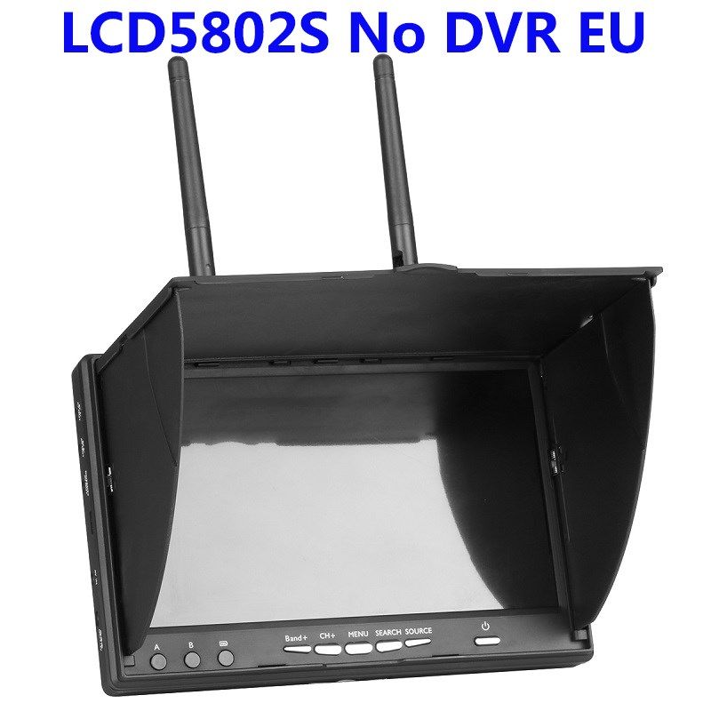 LCD5802D LCD5802S 5802  5.8G 40CH 7 Inch Raceband FPV Monito
