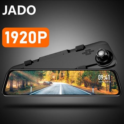 JADO G840S Dashcam FHD Dual 1080P 12 inch Car Dvr Camera Le