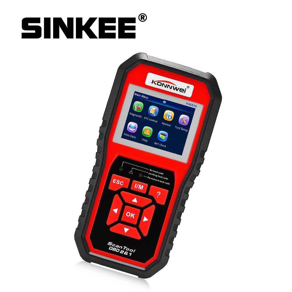 KW850 OBD2 Scanner EODB CAN Auto Scanner One Click Update Ca