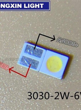 50PCS Lextar GOOD High Power LED Backlight 1.8 W 2W 3030 6 V