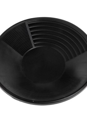 Plastic Gold Basin Nugget Mining Pan Dual Riffle Dredging P