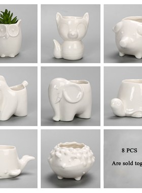 YeFine Creative Ceramic Flowerpot Planter Bonsai Garden Pots