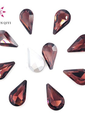 New arrival 5X8mm/6X10mm/8X13mm Wine red Teardrop pointback