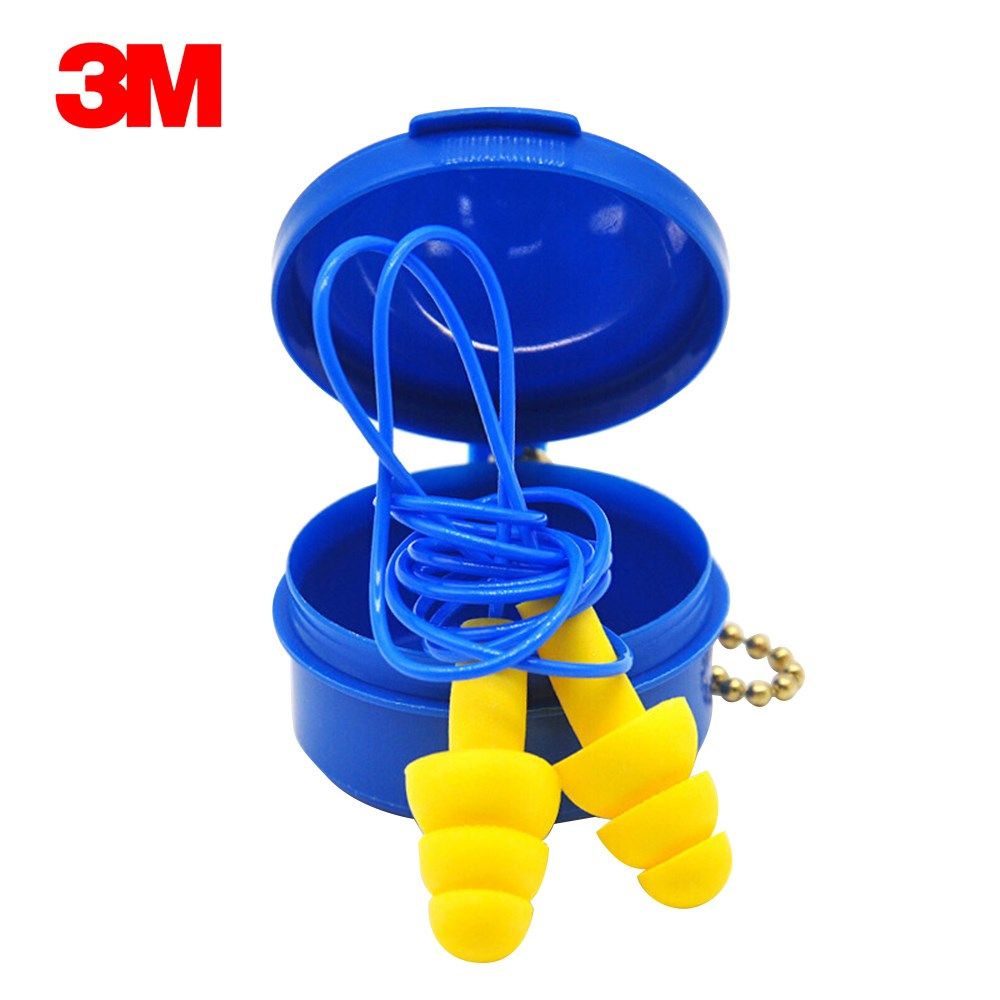 1 pair 3M 340-4002 Ear Plug with Straps Anti-noise Earplugs_虎窝淘