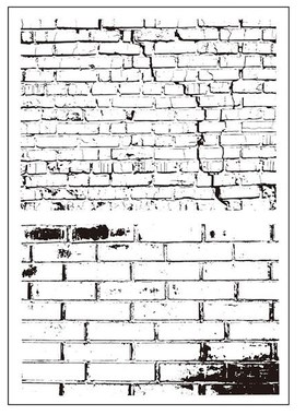 KLJYP Brick Wall Transparent clear stamp for DIY Scrapbookin