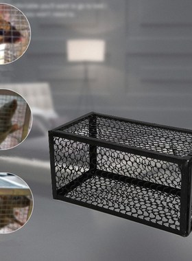 Reusable Mousetrap Iron Rat Cage Hamster Mouse Trap Pest Co