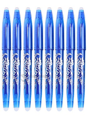 8 Colorful/Set Erasable Gel Pen Color Inks 0.5mm Pens Refill