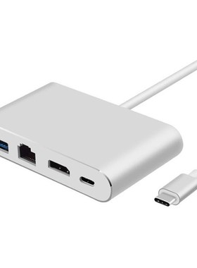4 in 1 USB Type-C to HDMI 4K+ RJ45 Gigabit Ethernet Network