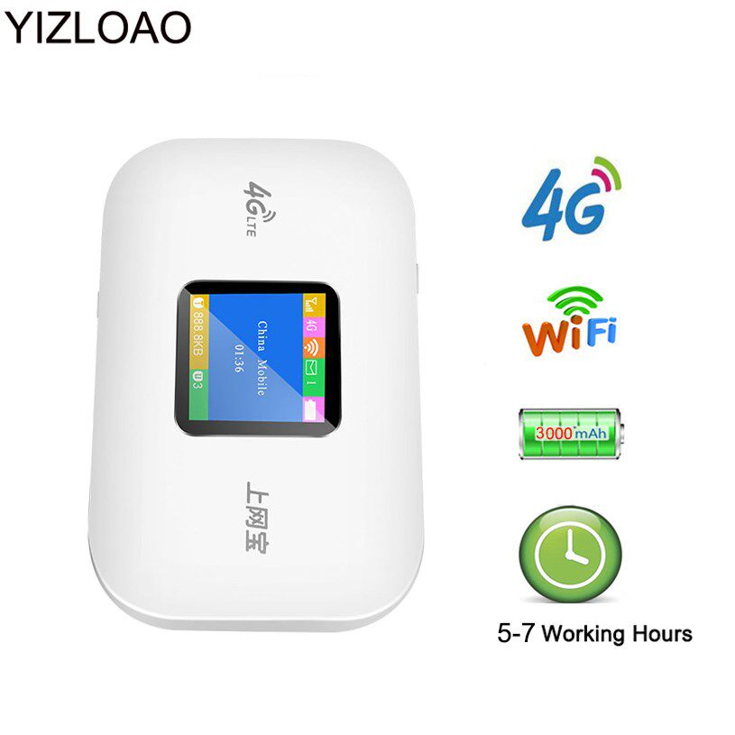 YIZLOAO 4G 3G Wireless Mobile WiFi Hotspot Router Modem 205
