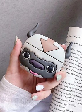 1PC Earphone Case Cartoon Caw Anime Avatar Appa Silicone Pr