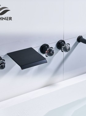 Newly Arrival Waterfall Oil Rubbed Bronze(Black) Bathtub Fa