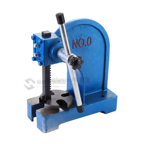 POSTRI 1 ton Hand Press Tool Micro Manual Punch Lift Rack  S