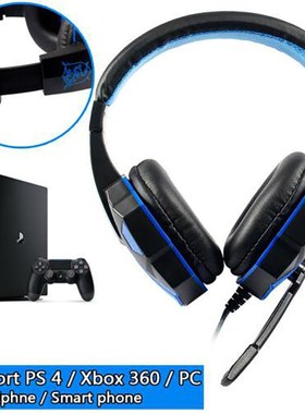 3.5mm Wired Gaming Headset Stereo Gamer Headphone For PS4 X