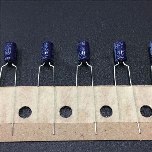 20pcs 10uF 16V SAMXON SS Series 4x7mm High Quality 16V10uF A