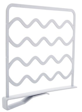 Household Cabinet Partition Divider Layered Shelf Plastic Wa