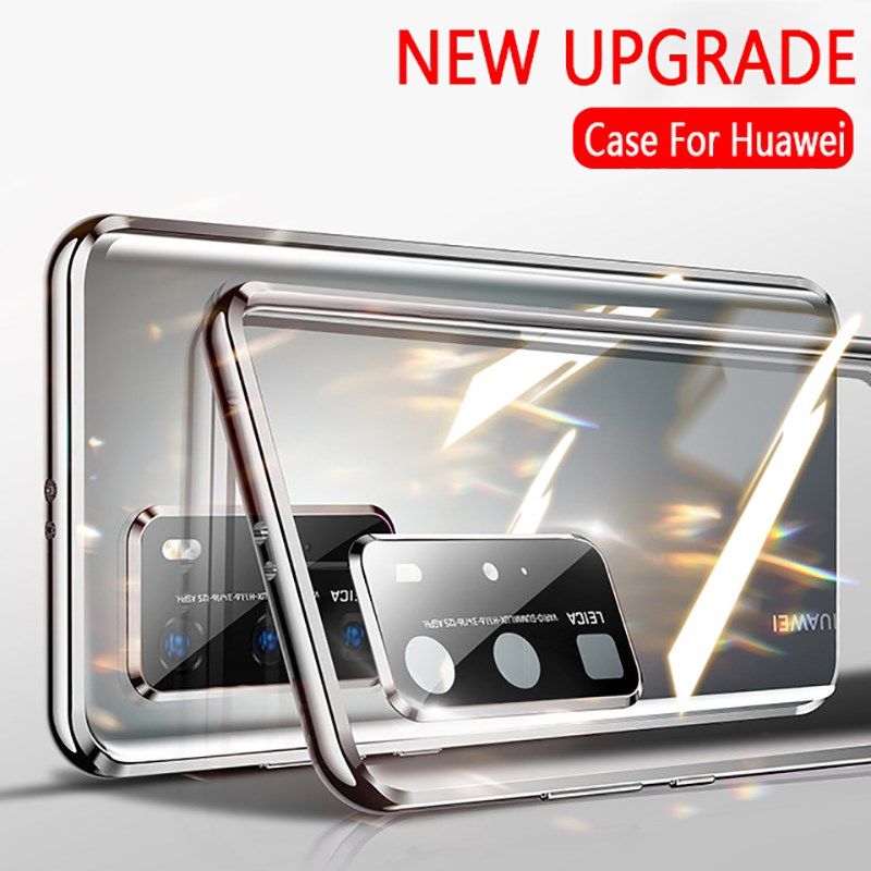 camera protective magnetic flip case for huawei p40 pro plu