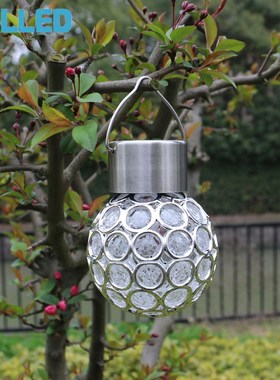 SOLLED Solar Powerd Light Peacock Eye LED Hanging Lamp Outdo