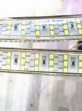LED strip light 220V 110V 276Leds/m 2835 Three Row LED Tape