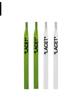 IOTS SS22 LACET系列适配AF1纯色弹力“LACET”5色高端胶印鞋带