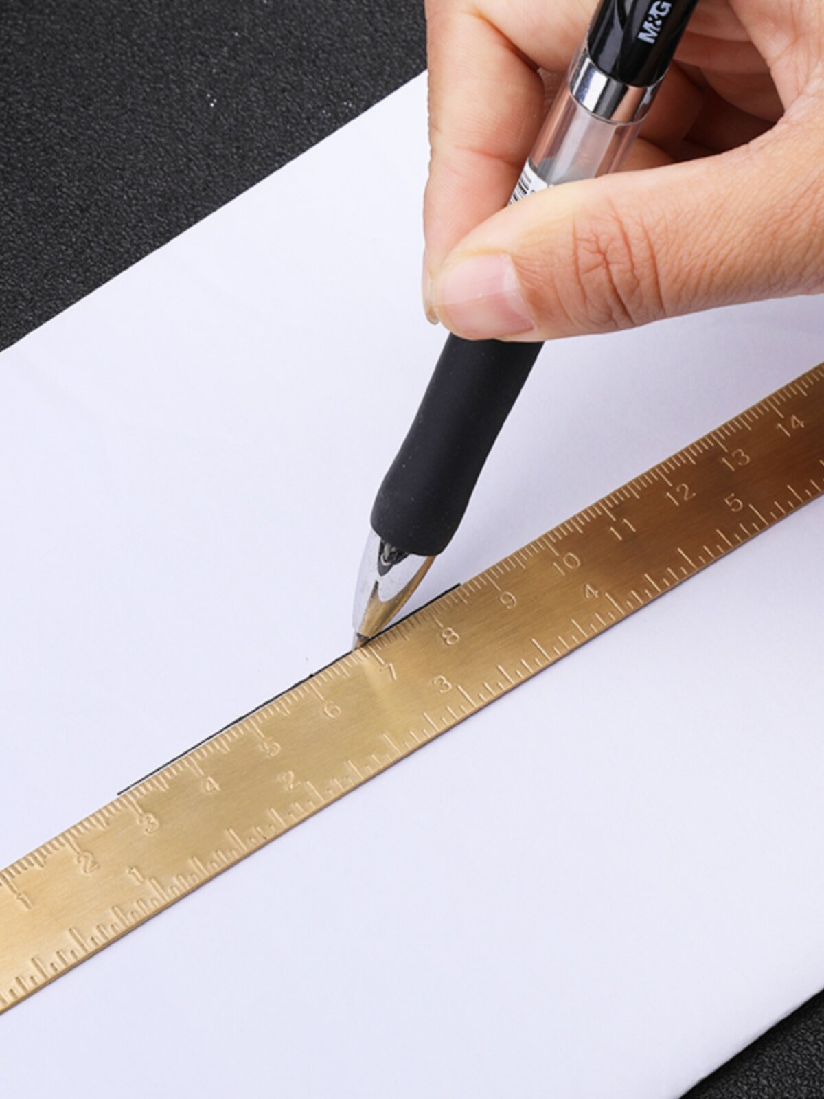 강철 눈금자 알루미늄 구리 플라스틱 나무 눈금자 15CM 20CM 30CM 직선 측정 그리기 그리기 도구