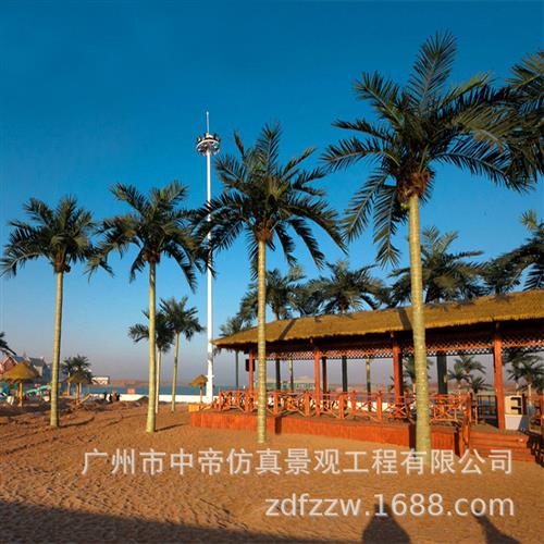 仿真椰子树假椰树户外玻璃钢大型大王椰绿化大树室外海枣树风景树