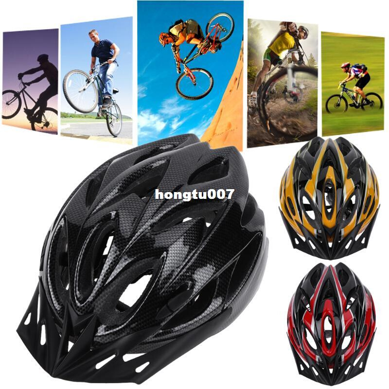 Mens Cycling Road Mountain Bike Helmet 18 Air Vents Bicycle