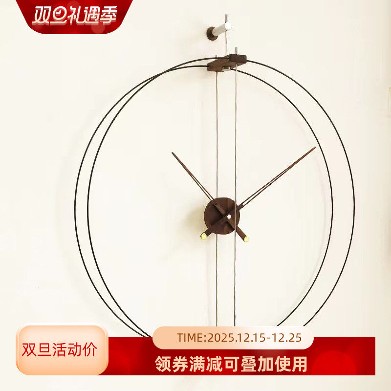 现代时尚家用客厅大指针创意挂钟