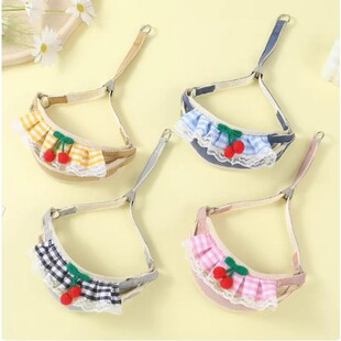 狗狗牵引绳胸背带猫咪背心式博美泰迪比熊遛狗绳小型中型犬狗链子