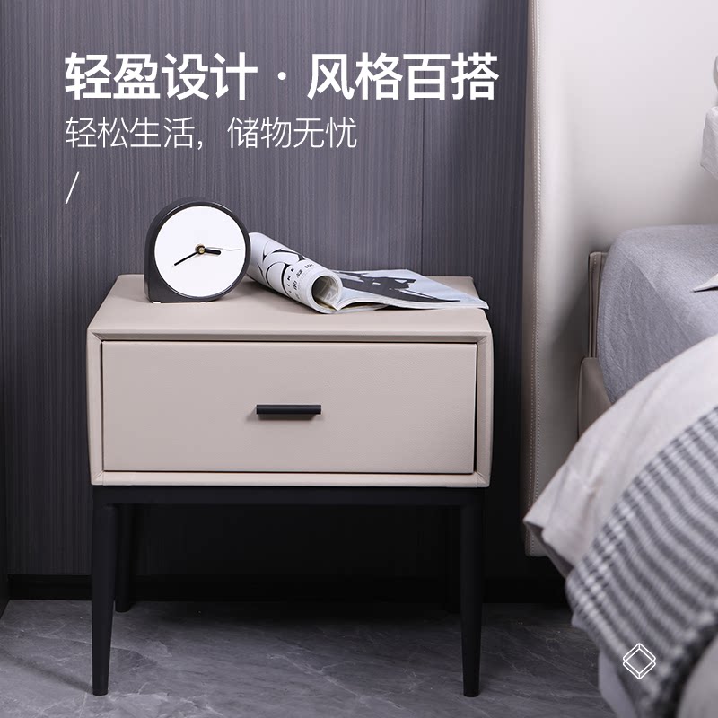 支吾床头柜实木图片