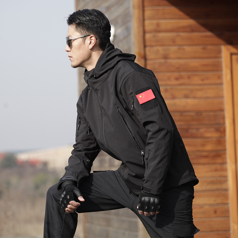 定制工作服印字logo加绒加厚