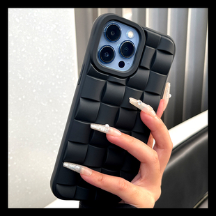 新款 11高级感小众ins风迷你pm 适用于苹果14手机壳14promax黑色13全包iphone12稀奇古怪pro女款 15pm豪华十三