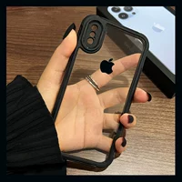 Подходит для iPhonex Apple XR Mobile Phone Case 2024 Новый XSMAX High -END X R Прямая рамка 10x прозрачная XMαX Lage X прозрачный мужской прозрачный