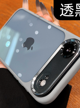 2026新款高端适用苹果17apple air钛灰色超薄相机键全包防摔iphone17手机壳air透明超火iphone air精孔巨好看