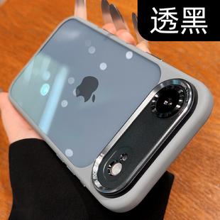 air钛灰色超薄相机键全包防摔iphone17手机壳17e透明超火iphone air精孔巨好看 高端适用苹果17apple 2026新款
