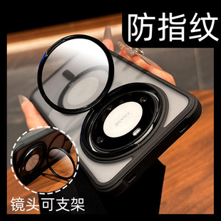 适用华为mate60新款mate80promax手机壳新品镜头支架60pro+全包防摔70pro+磁吸男超薄创意的高级感女款外壳rs