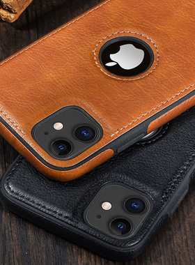 适用于新款iphone12苹果11手机壳13pro高级感大气10网红爆款16pm小众x男生xs mas女款xr潮牌8plus素皮套皮革p