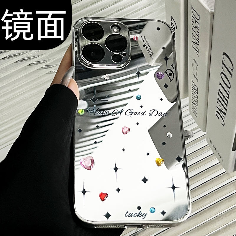 甜酷-补妆镜面全包手机壳女款