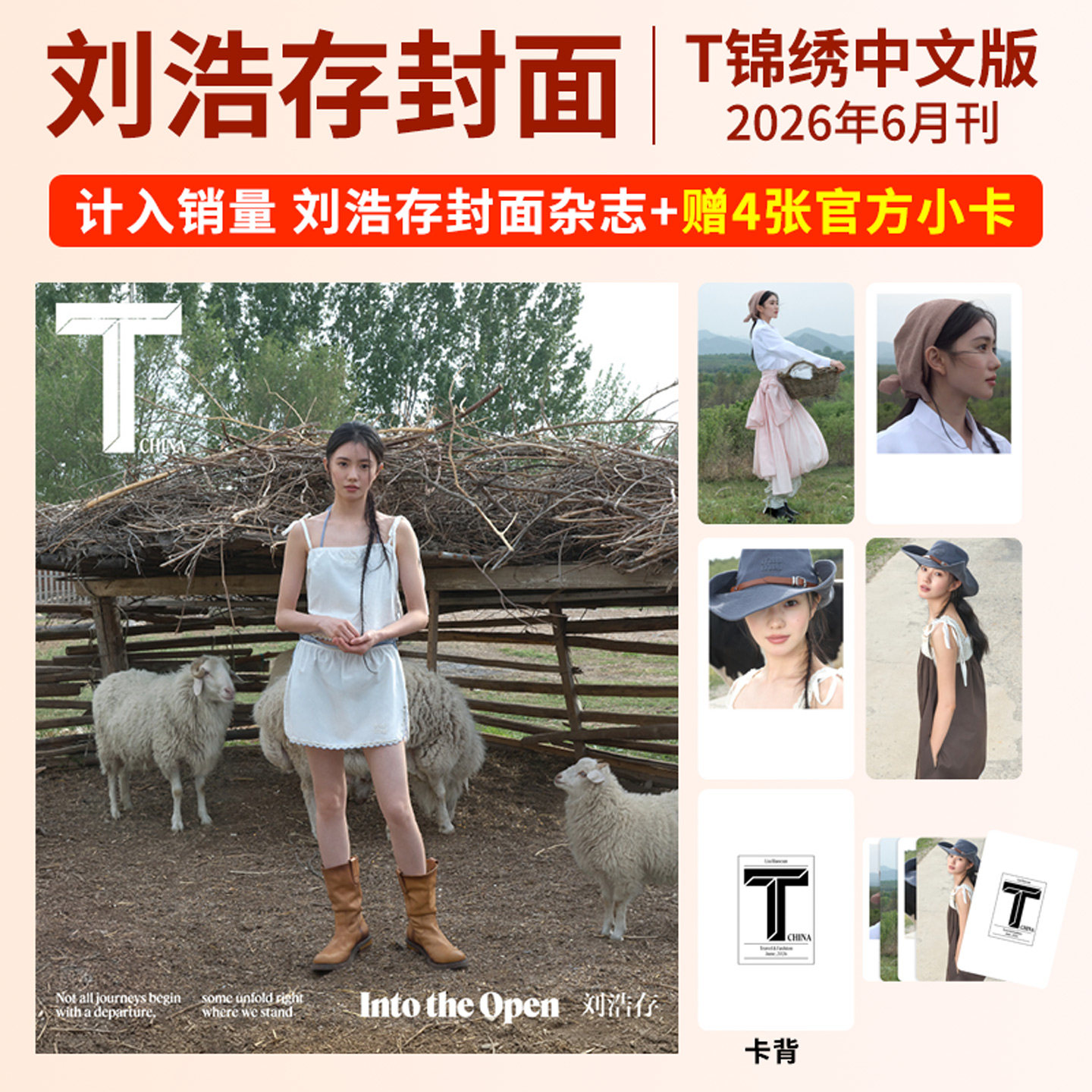 栩栩商店 |T锦绣杂志2026年6/4/3/2月刊 刘浩存 朱一龙 黄子弘凡 林丹 米卡 王一博 孙颖莎+小卡张若昀 于适 TMagazine中文版