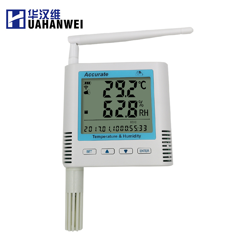 华汉维4G无线自动温湿度大气压记录仪远程监控连手机